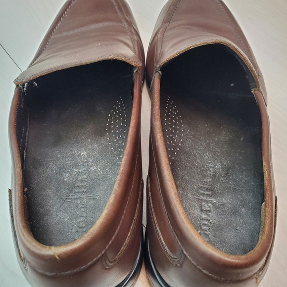 Cole Haan Mens 10 M‎ Brown Leather Loafer Shoes Nike Air Comfort - Picture 7 of 16